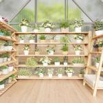 6x4 ft Outdoor Greenhouse with Easy Setup