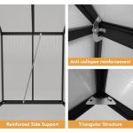 Compact Walk-In Greenhouse with Thermometer and Durability