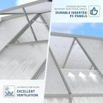 Large Outdoor Walk-in Greenhouse with Aluminum Frame