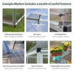 Palram Canopia 6x10 Heavy Duty Greenhouse Kit