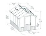 Canopia Natura 8' x 12' Cedar Greenhouse
