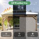 12' x 16' Heavy Duty Gazebo with Curtains