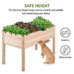 Yaheetech Elevated Wooden Raised Garden Bed Kit