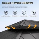 Gotland 12' x 14' Hardtop Outdoor Gazebo