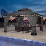 Gotland 12' x 14' Hardtop Outdoor Gazebo