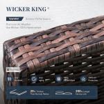 Sunshine Valley Outdoor Wicker Furniture Set with Swivel Chairs