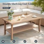 4-Piece Wicker Patio Furniture Set with Cushions