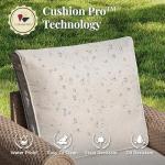 MIXPATIO Beige Wicker Patio Furniture Set 4 Pieces