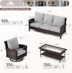 Sunshine Valley 7-Piece Patio Furniture Set