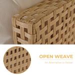 7-Piece Boho Wicker Outdoor Furniture Set