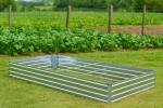 2 Pack Galvanized Raised Garden Beds Kit