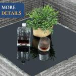 7-Piece Wicker Patio Furniture Set with Cushions