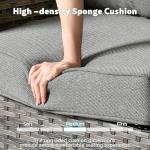 4-Piece All-Weather Wicker Patio Furniture Set