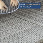 7-Piece Wicker Patio Furniture Set with Cushions