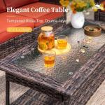 Sunshine Valley Outdoor Wicker Furniture Set with Cushions