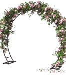Queension 8Ft Wide Metal Wedding Arch Frame