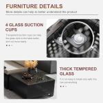 8-Piece Outdoor Furniture Set with Fire Pit