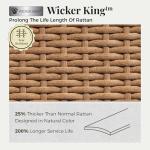 5-Piece Outdoor Rattan Furniture Set with Coffee Table