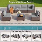 7-Piece Outdoor Wicker Patio Furniture Set
