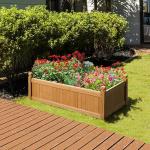 Wooden Raised Garden Bed Planter Box - 46" x 23.5