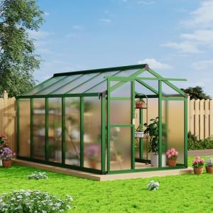 Garvee 6x10 FT Outdoor Polycarbonate Greenhouse