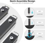 6x6FT Walk-In Greenhouse with Vented Roof
