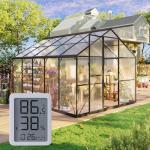 Heavy-Duty 8x10FT Greenhouse Kit with Hygrometer