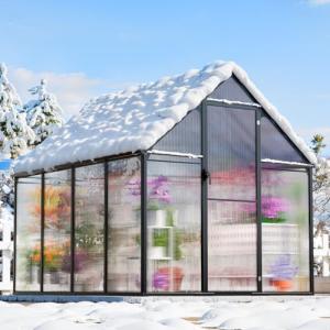 Aluminum Polycarbonate Outdoor Greenhouse with Vent