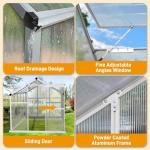 Vingli 6x10 FT Heavy Duty Outdoor Greenhouse