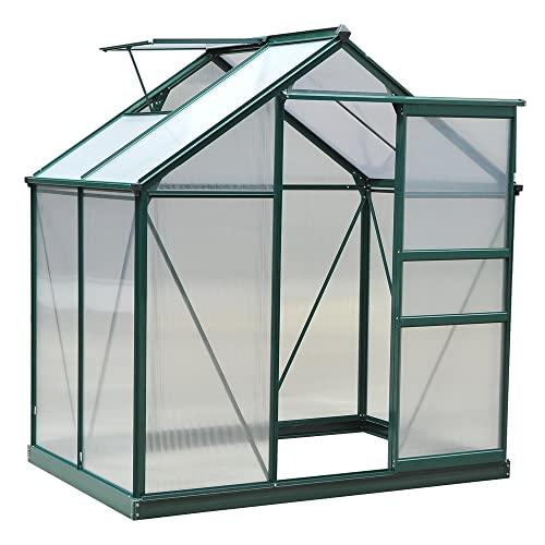 Outsunny 6' x 4' Outdoor Greenhouse with Vent