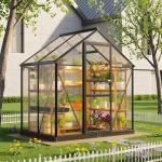 Heavy Duty 6x4FT Outdoor Walk-in Greenhouse