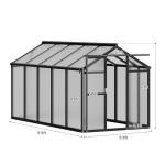 Spacious 6x10 FT Outdoor Greenhouse with Vent