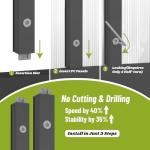 Jiliusure 6x6 FT Outdoor Polycarbonate Greenhouse