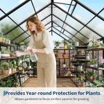 8x12 ft Heavy-Duty Outdoor Walk-In Greenhouse