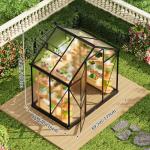 Heavy Duty 6x4FT Outdoor Walk-in Greenhouse
