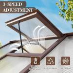 Cedar Frame Walk-In Greenhouse 6x12 FT