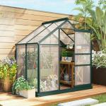 Outsunny 6' x 4' Outdoor Greenhouse with Vent