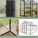 8x10 FT Heavy-Duty Polycarbonate Greenhouse