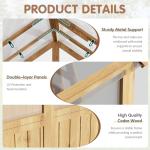 SOLIGEL 6x10FT Cedar Frame Walk-in Greenhouse