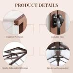 Cedar Frame Walk-In Greenhouse 6x12 FT