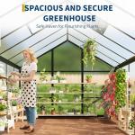 Spacious 6x10 FT Outdoor Greenhouse with Vent