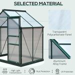 Outsunny 6' x 4' Outdoor Greenhouse with Vent