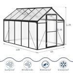 Takywep 6×10FT Outdoor Heavy-Duty Greenhouse