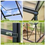 Heavy Duty 6x4FT Outdoor Walk-in Greenhouse