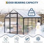 Takywep 6×10FT Outdoor Heavy-Duty Greenhouse