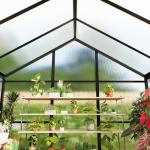 10 FT Outdoor Polycarbonate Greenhouse with Vent
