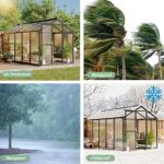 Spacious 6x10 FT Outdoor Greenhouse with Vent