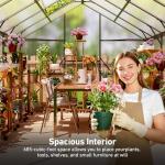 Heavy-Duty 8x10FT Greenhouse Kit with Hygrometer