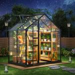 Heavy Duty 6x4FT Outdoor Walk-in Greenhouse