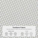 PURPLE LEAF Outdoor Chaise Lounge Set for 2 Oversized Pool Lounge Chairs with Easy-to-Move Wheels and Adjustable Backrest Extra Large Patio Loungers for Poolside Deck Beach Yard Table Included, Linen